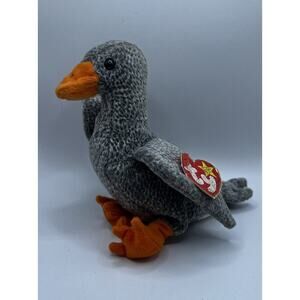 TY Beanie Baby Babies Stuffed Animal Plush Duck Goose Honks 1999